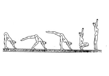 Pike stand Niddle kick Releve Balance