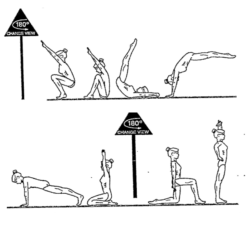Backward Roll to Push-Up Position