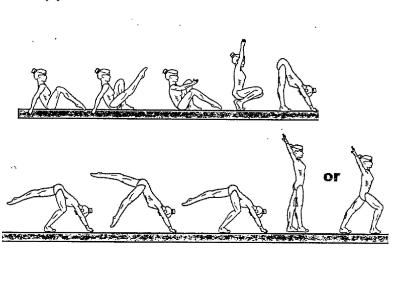 Single Leg Kick-Up to Stand -pike kik to stand