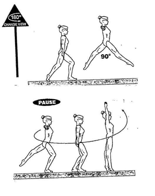 Straight Leg Leap (90°) - Releve Lock Stand