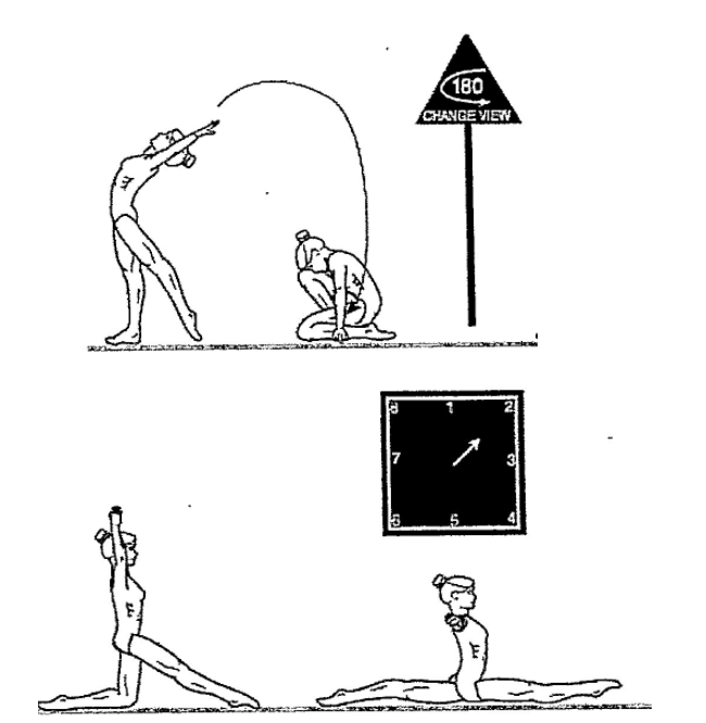 Kneeling, Sitting Pose, Split 